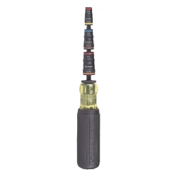 KLEIN TOOLS 32910 Juego de Dados Girados Resistentes al Impacto 7 en 1 con Mango