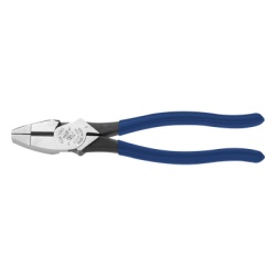 KLEIN TOOLS D213-9NE Pinzas de Corte Lateral y Alta Palanca Punta tipo New England de 9 Pulgadas.
