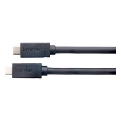 KRAMER CA-U32/FF-15 Cable USB 3.2 GEN-2 Full Featured | USB-C (M) a USB-C (M) | Active | 10 Gbps | 100W PD | 4K@60 | Ethernet 1 Gbps | K-Lock