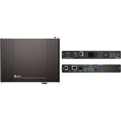 KRAMER KDS-17EN Codificador AVoIP 4K60 4:4:4 | Transmisión por Ethernet o Fibra | Audio Dante, USB, IR, RS-232, CEC | Códec Visualmente Sin Pérdidas | PoE+ | Gestión por Web y API