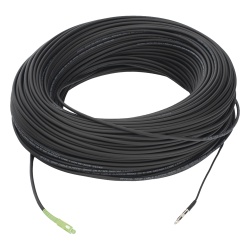 LINKEDPRO BY EPCOM LP-200-SCA Rollo de Fibra Optica Drop Redonda G657A2 Monomodo Simplex de 200 Metros con Conectores SC/APC-SC/APC para Instalaciones Aereas Subterraneas o a la Intemperie