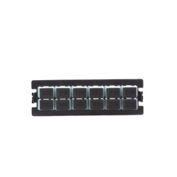 LINKEDPRO BY EPCOM LP-FO-S12-MM Placa Acopladora para Distribuidor de Fibra Optica LP-ODF-8024 Incluye 12 Acopladores SC Simplex para Fibra Multimodo (12 Fibras)