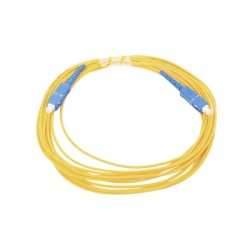 LINKEDPRO BY EPCOM LP-FO-SCU-SCU-05 Jumper de Fibra Optica Monomodo SC/UPC - SC/UPC Simplex Color Amarillo 5 Metros (16.40 Pies)