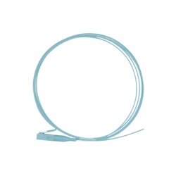LINKEDPRO BY EPCOM LP-FOM4-LC-01 Pigtail de Fibra Optica Simplex LC PVC OM4 50/125 Aqua 1 Metro (3.28 Pies)