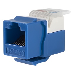 LINKEDPRO BY EPCOM LP-KJ-516-BU Modulo Jack Keystone Cat5e sin Herramienta (toolless) para faceplate - Color Azul