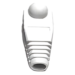 LINKEDPRO BY EPCOM LP-PG8-025-WH Bota Plastica para Proteccion de Plug RJ45 Color Blanco