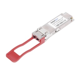 LINKEDPRO BY EPCOM LP-QSFP-40G-SM-40 Transceptor Optico QSFP+ (Mini-Gbic) / Monomodo 1310 nm / 40 Gbps / 40GBASE-ER4 /Conectores LC/UPC Duplex / DDM / Hasta 40 km