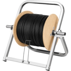 LINKEDPRO BY EPCOM LP-SCR Soporte Desenrollador de Cable / Capacidad 80 kg (176.4 lb) / Acero Reforzado Anti-óxido / Plegable Sin Herramientas / Fibra Óptica Drop y Cables de Red