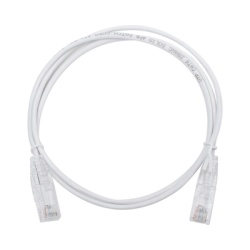 LINKEDPRO BY EPCOM LP-UT6-100-WH28 Cable de Parcheo Slim UTP Cat6 - 1 Metro (3.28 Pies) Blanco Diametro Reducido (28 AWG)