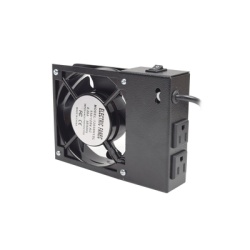 LINKEDPRO BY EPCOM LP-VENT-01 Ventilador 110 Vca con Clavija para Gabinete de Pared con 2 Tomas de Corriente