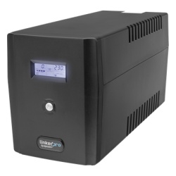 LINKEDPRO BY EPCOM LP1500LCD UPS 1500VA/900 W Pantalla LCD / Linea Interactiva 120Vca / 8 tomas 5-15R (6 Respaldadas) / Regulacion de Voltaje / Proteccion RJ45