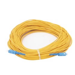 LINKEDPRO BY EPCOM LPSM3SCUSCUS50 Jumper de Fibra Optica Monomodo SC/UPC-SC/UPC Simplex de 50 Metros (164.04 Pies) 3mm