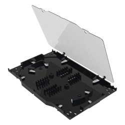 LINKEDPRO LP-ODF-ST-8024 Charola de Empalme para Fibra Optica Proteccion para 24 Empalmes de Fusion o Mecanicos Compatible con Distribuidor LPODF8024
