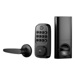 LNDU WL01 Cerradura Inteligente WiFi / Escaner de Huellas Dactilares / Teclado Numerico / Control por App / 8 Baterias AA / Bloqueo Manual y Automatico / Compatible con Puertas 35-55 mm