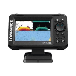 LOWRANCE 000-16310-001 Eagle-5 ecosonda en pantalla horizontal IPS de 5 pulgadas incluye transductor skimmer 50/200 kHz