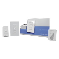 LUTRON ELECTRONICS CASETADEMO Kit de demostracion portatil Caseta Wireless con atenuadores Smart Bridge Pro y controles Pico para presentaciones con clientes
