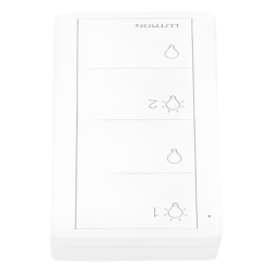 LUTRON ELECTRONICS PJ24BWHL21P Control Pico inalambrico de 4 botones para encender y apagar dos grupos de luces con bateria de 10 anos compatible con Caseta Wireless RadioRA 2 y HomeWorks QS - Img 4