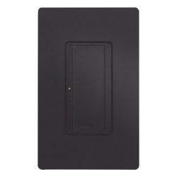 LUTRON ELECTRONICS RRD8SDVMN Switch de pared inteligente de doble voltaje 120-277 V dos hilos sin neutro 8 A en iluminacion y motores de hasta 1/10 HP para RadioRA 2 y RA2 Select color Midnight
