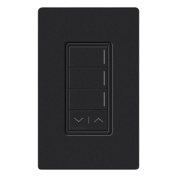 LUTRON RADIORA 3 RRSTHN3RLBL (RadioRa3) Botonera Sunnata Negro 3 escenas y 2 botones subir/bajar para Radio RA3 programe escenas diferentes en cada boton.