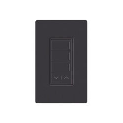 LUTRON RADIORA 3 RRSTHN3RLMN Botonera de pared Sunnata con 3 botones de escena y barra subir/bajar retroiluminada acabado Midnight RadioRA 3