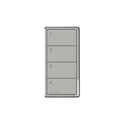 LUTRON RADIORA 3 RRSTHN4BPB (RadioRa3) Botonera Sunnata Negro 3 escenas y 2 botones subir/bajar para Radio RA3 programe escenas diferentes en cada boton.