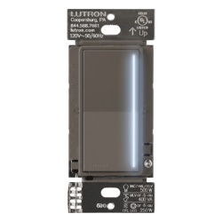 LUTRON RADIORA 3 RRSTPRONTF Atenuador de pared tactil Sunnata Pro con neutro para RadioRA 3 250 W LED o 500 W incandescente color trufa