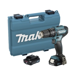 MAKITA HP-333-DSAE Taladro Combinado de 12Vcc con tecnologia CXT (Incluye 2 Baterias y Cargador Rapido Maletin plastico).