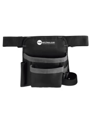 MARCAS VARIAS MRV3010269 TVC - Porta Herramienta Graditi Negro / 5 Compartimentos / Porta Martillo / Cinturon Ajustable