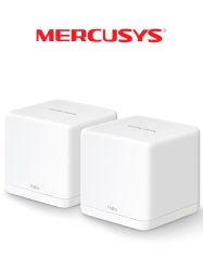 MERCUSYS MER4220001 MERCUSYS Halo H30G(2-pack) - KIT de Sistema Inalambrico H30G Mesh con doble banda 2.4GHz y 5GHz AC 1300Mbps dos puertos 10/100/1000 Mbps control via aplicacion y roaming continuo