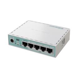 MIKROTIK E50UG (Hex Version 2024) Router con 5 Puertos Gigabit Ethernet 1 Puerto USB / CPU ARM Doble Nucleo/ RAM 512 MB/ Balanceo de Cargas