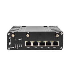 MILESIGHT UR35-L04AF-W Router Celular Industrial 4G LTE con WiFi y Puertos Ethernet para IoT y M2M
