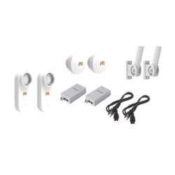MIMOSA NETWORKS C5X-PTP-KIT2 Kit de 2 radios C5X con 2 antenas de (16 dBi) rango de frecuencia extendida (4.9 a 6.4 GHz) incluye inyector POE cable de alimentacion y 2 FLEXIMOUNT-XL para alineacion