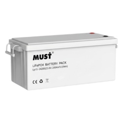 MUST LP1524100 Bateria Litio 25.6 Vcd 100Ah