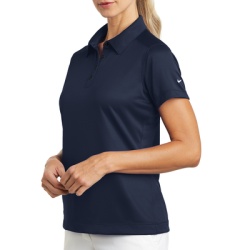 NIKE D354064S/N Playera Polo Dri-FIT color Azul Marino para Mujer