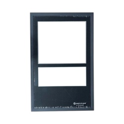 NOTIFIER ADDRC4 Puerta de gabinete de tres niveles para chasis CA-2 en filas superiores acero calibre 16 color negro