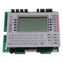 NOTIFIER CPU2-3030D-SP Unidad central de procesamiento con pantalla LCD de 640 caracteres y teclado QWERTY en espanol para panel de deteccion de incendio NFS2-3030