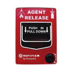 NOTIFIER NBG-12LR Estacion de Liberacion / Convencional / Doble Accion / Bloqueo con Llave / NOTIFIER