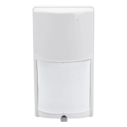 OPTEX LX-402 Sensor de Movimiento PIR / Uso en Interior/ Exterior/ 12 x 15 m Cobertura / Compatible con cualquier panel de alarma / Alambrico