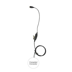 OTTO E1-1W2CM131 Microfono de 1 cable serie LOC para ICOM ICF50/60/50V/60V/3161/4161