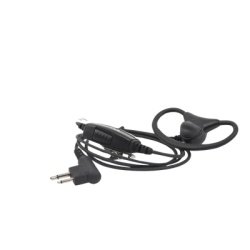 OTTO E1-ET2MS131 Microfono-Audifono tipo Anillo Cable con 40 lbs de Resistencia. Motorola EP450 MAGONE DEP450 y Hytera series TC500/600/700