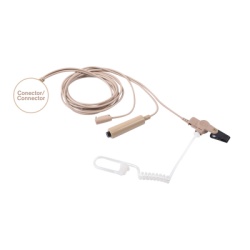 OTTO V1-10356 Kit de Microfono-Audifono profesional de 3 cables para KENWOOD NX-200/300/410 TK-480/2180/3180