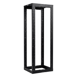PANDUIT AR4PCN Rack de Cuatro Postes Estandar de 19" Rieles Con Orificio Para Tuerca Enjaulada Profundidad Ajustable de 23 a 42 in 45 Unidades de Rack Color Negro