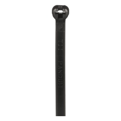 PANDUIT BT2S-M0 Cincho de Nylon 6.6 Dome-Top® Con Lengueta de Bloqueo de Acero Inoxidable 203 mm largo x 4.7mm ancho Color Negro Exterior Resistente a Rayos UV Paquete de 1000pz