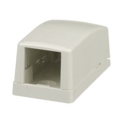 PANDUIT CBX1IW-A Caja de Montaje en Superficie Para 1 Modulo Mini-Com Color Blanco Mate