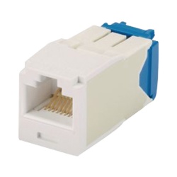 PANDUIT CJ6X88TGEI Conector Jack RJ45 Estilo TG Mini-Com Categoria 6A de 8 Posiciones y 8 Cables Color Marfil