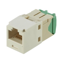 PANDUIT CJT688TGWH Conector Jack RJ45 Estilo TG Mini-Com Categoria 6 de 8 Posiciones y 8 Cables de Calibre 28/30 AWG Color Blanco