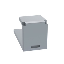 PANDUIT CMBIG-X Modulo de Tapa Ciega (Inserto Ciego) Mini-Com Color Gris 1 Pieza