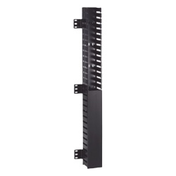 PANDUIT CWMPV2340 Organizador Vertical IN-Cabinet Sencillo (Solo Frontal) Para Uso Con Gabinetes Panduit Montaje Frontal en Riel de Rack 40 UR 2.25 in de Ancho Color Negro