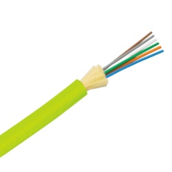 PANDUIT FODPW24Y Cable de Fibra Óptica / 24 Hilos / Multimodo OM5 50/125 / Tight Buffer 900 µm / Interior / OFNP Plenum / No Conductivo