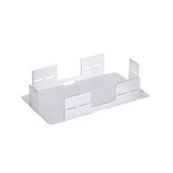 PANDUIT FSTHE Soporte Para Apilar de 1 a 4 Charolas de Empalme FST6 Compatible con Paneles FWME4 y FWME8 Color Gris